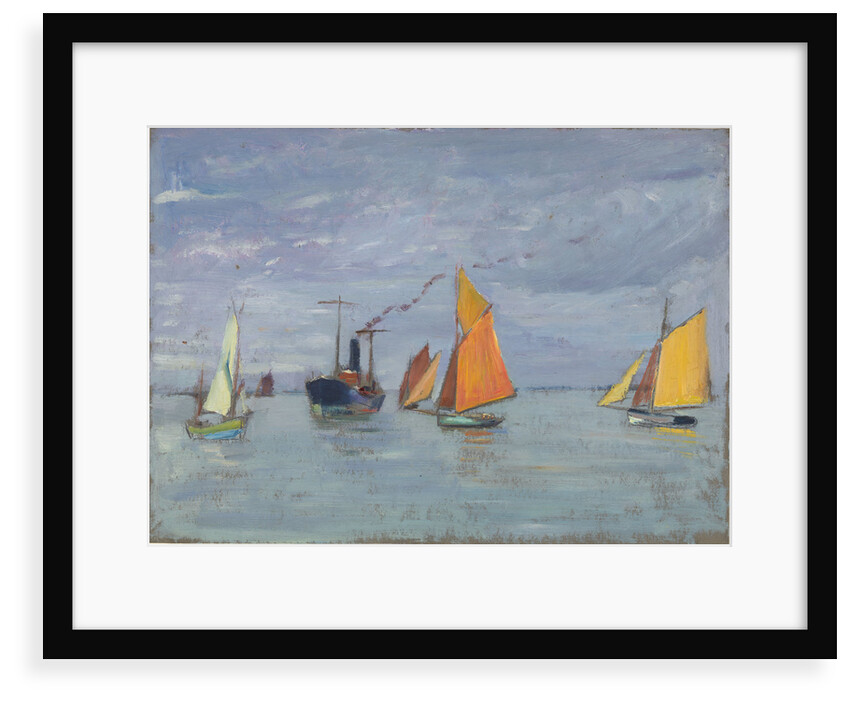 Fishing boats by John Everett