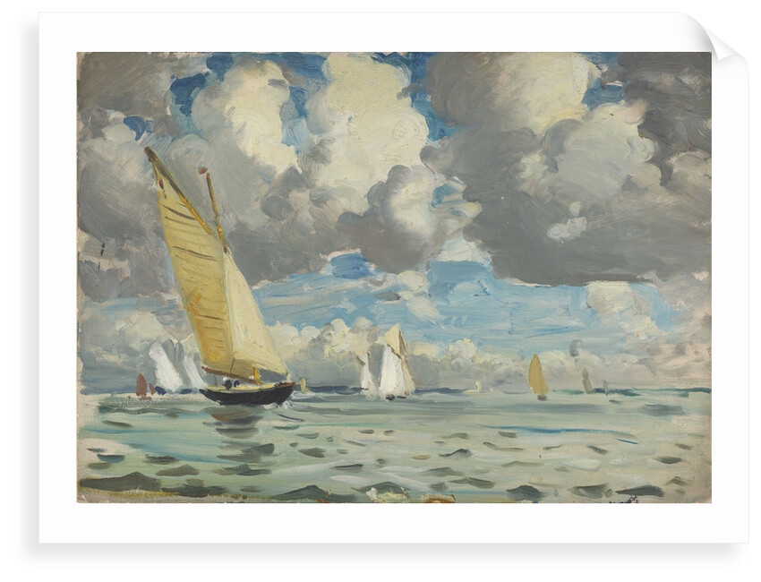 Yachting at Cowes by John Everett
