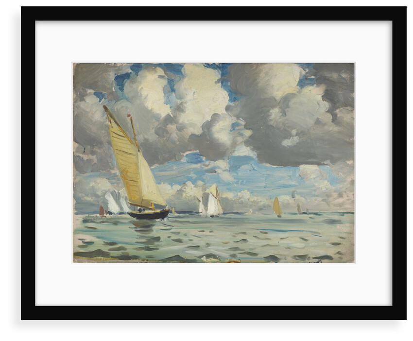 Yachting at Cowes by John Everett