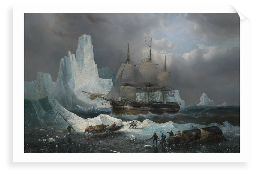 HMS Erebus in the Ice, 1846 by Francois Etienne Musin
