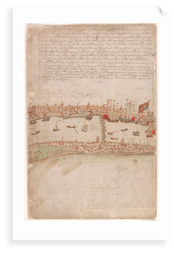 Edward Barlows Journal - Barlow travels with his new master's wife towards Chatham, where the 'Naseby' is lying. by Edward Barlow