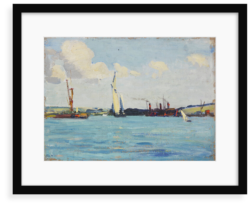 A sailing barge by John Everett