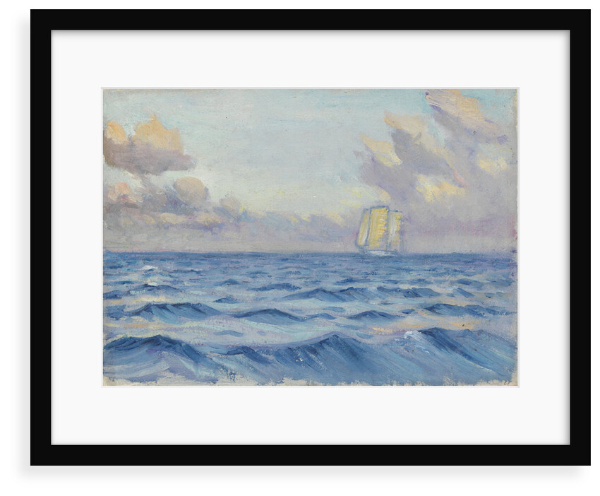 A sailing ship by John Everett