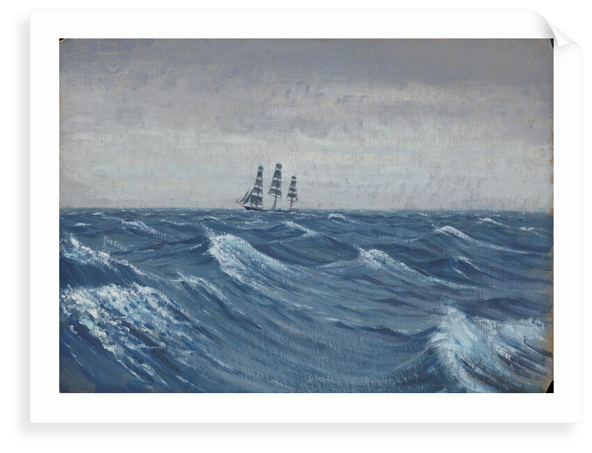 A sailing ship by John Everett