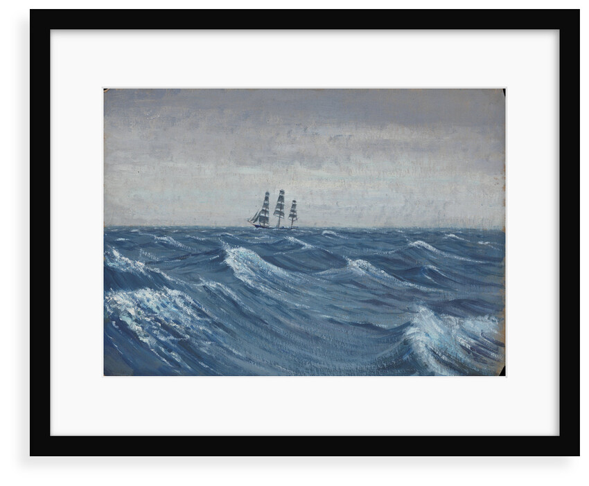 A sailing ship by John Everett
