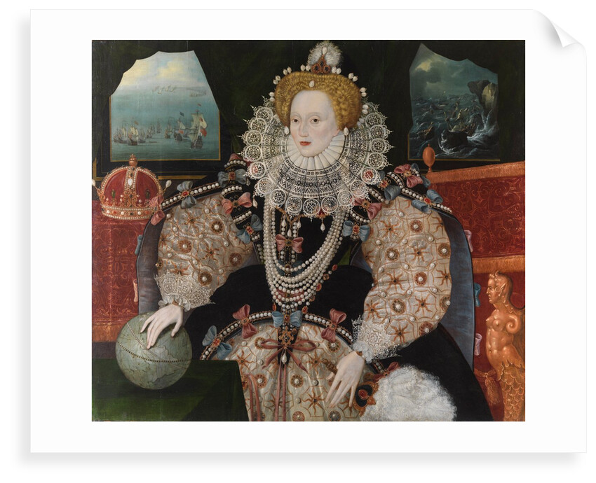 The Armada Portrait of Elizabeth I by English School