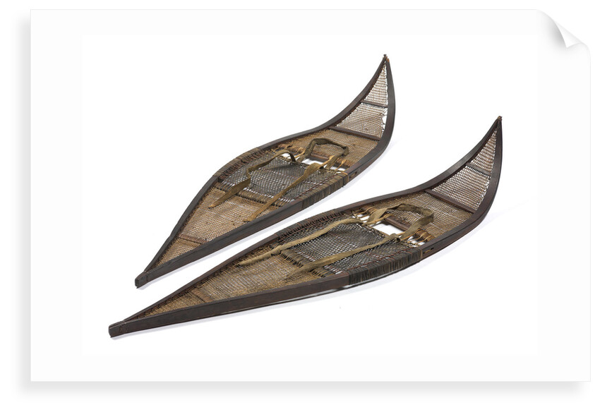 Pair of Snow Shoes by Unknown