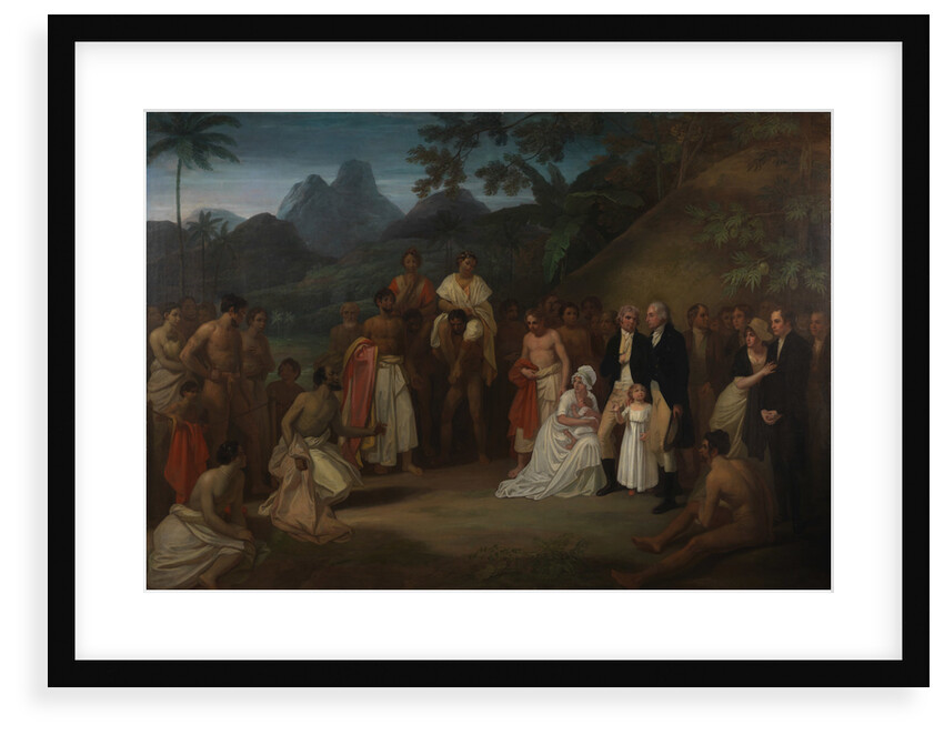 The Cession of the District of Matavai in the island of Otaheite (Tahiti) to Captain James Wilson by Robert Smirke