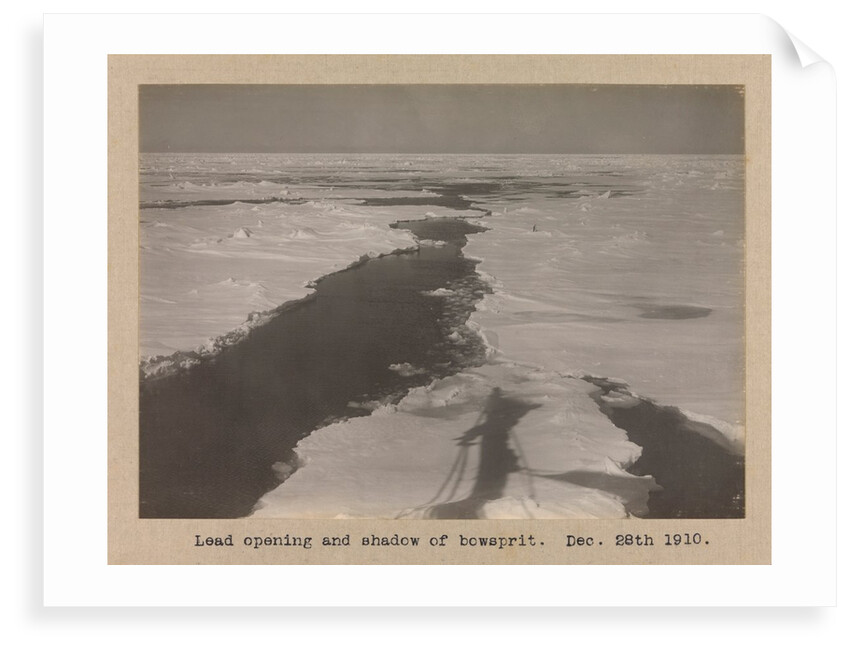The Terra Nova (1884) held up in the pack ice by Herbert George Ponting