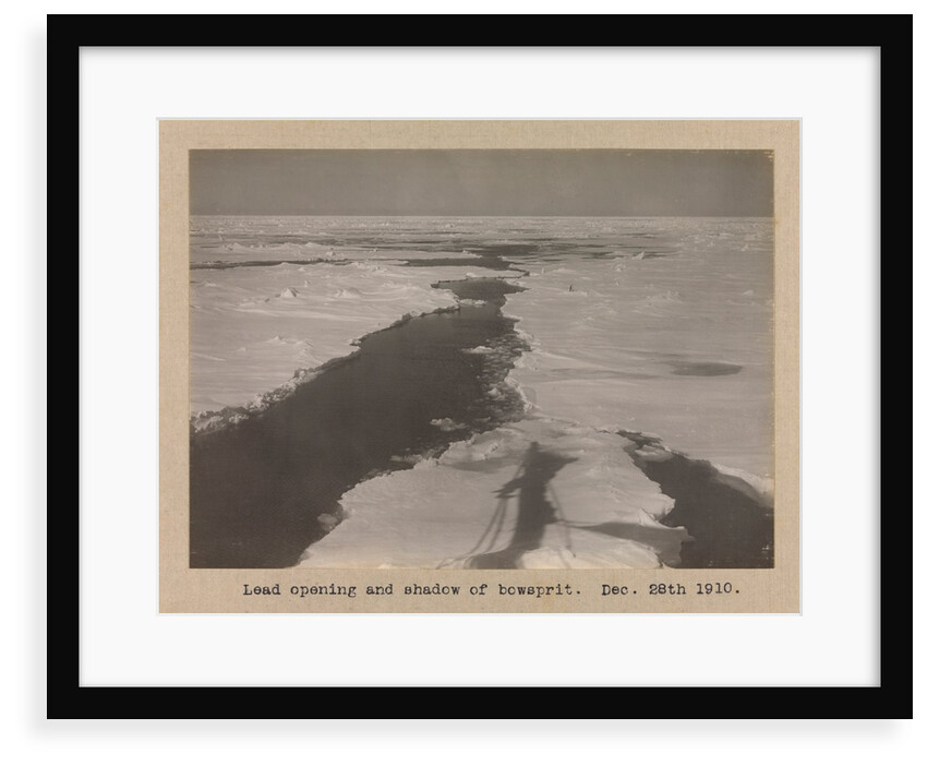 The Terra Nova (1884) held up in the pack ice by Herbert George Ponting