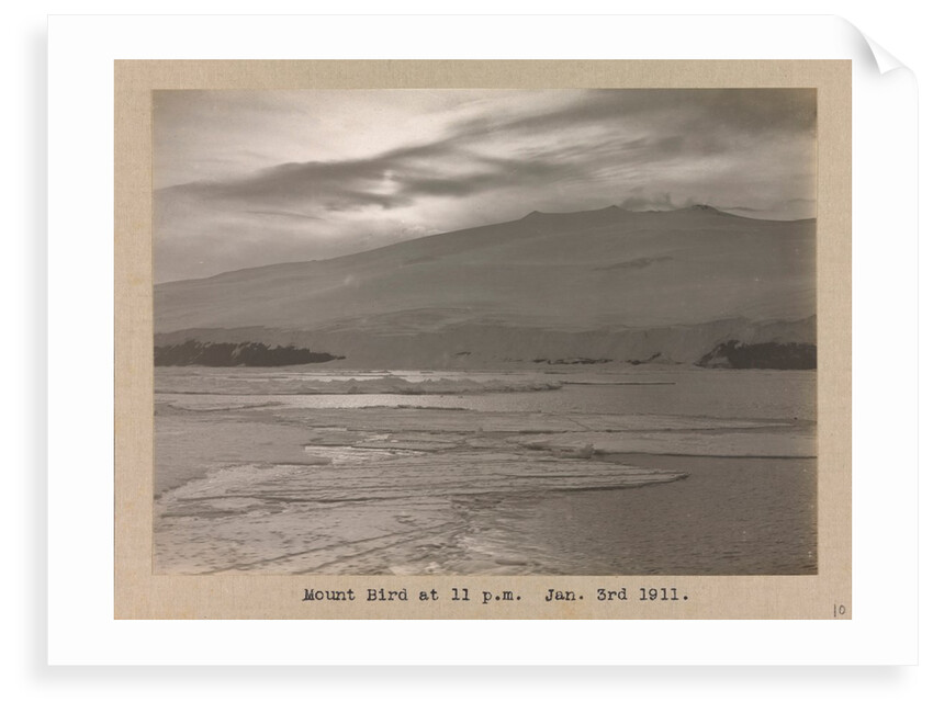 Mount Bird taken from Terra Nova (1884) by Herbert George Ponting