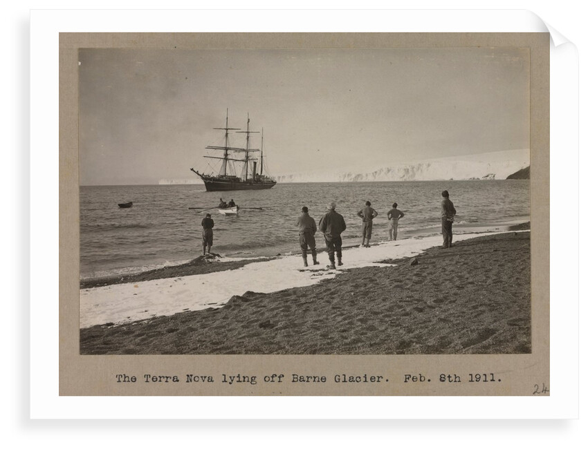 Terra Nova (1884) lying off Barne Glacier by Herbert George Ponting