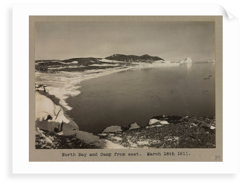 North Bay and Camp from the east by Herbert George Ponting