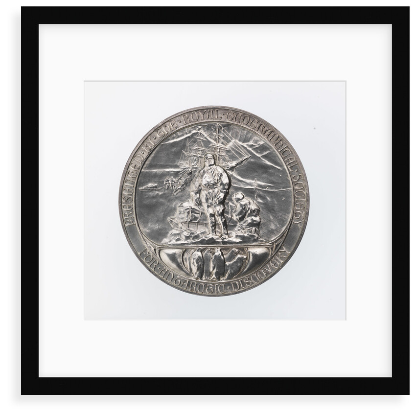 Royal Geographical society medal: Scott's Antarctic Expedition 1902-1904 by Gilbert Bayes