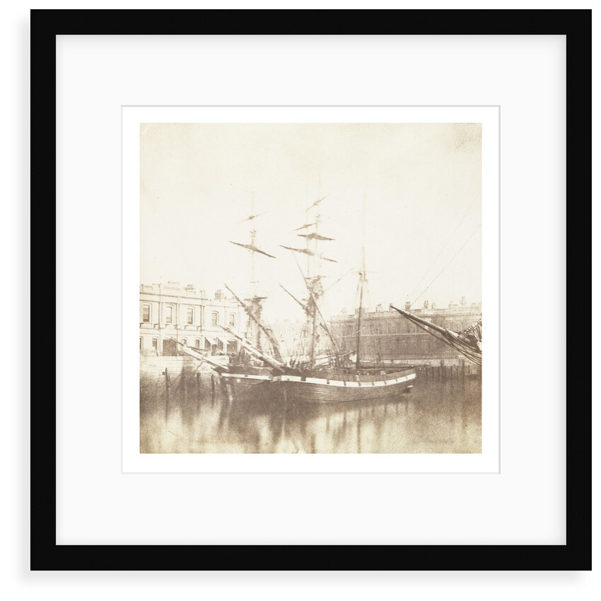 A view of the ships near Custom House, Dublin by Calvert Richard Jones