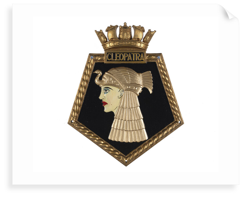 Ship's badge HMS 'Cleopatra' (1915) by Unknown