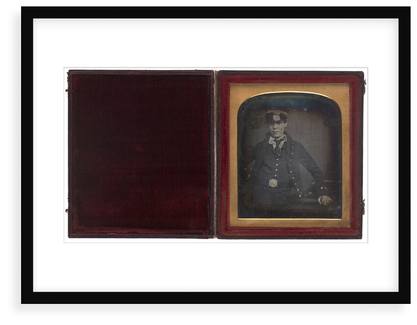 Portrait of an unidentified naval officer, possibly Herbert Rivington Holmes by Jeremiah Egerton