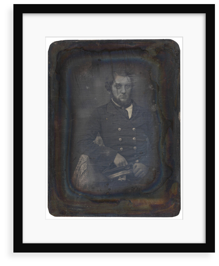 Portait of an unidentified naval officer. Fox Talbot Collection by G. Renard