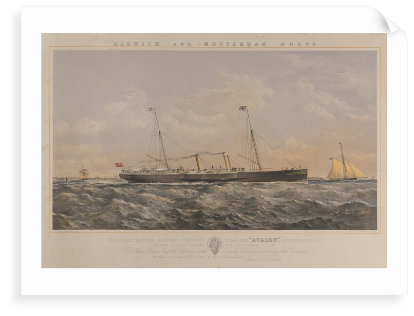 Harwich and Rotterdam Route by Thomas Goldsworth Dutton