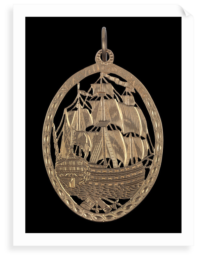 Badge commemorating the Battle of the Saints, 1782, obverse by Unknown