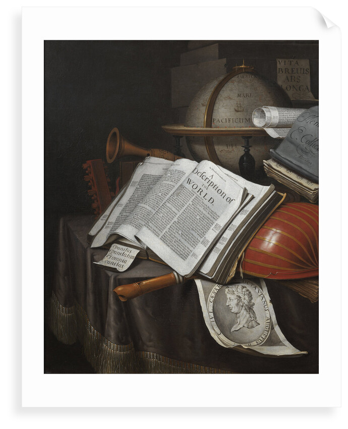 Vanitas Still Life by Edwaert Collier