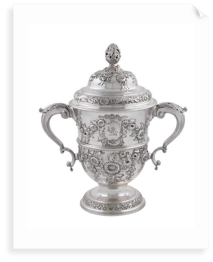 Two handled cup with cover by Unknown