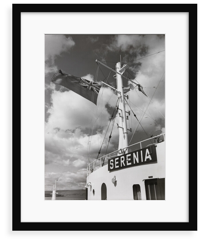 S.T.S 'Serenia' (1961), Plate No:12, Mast and Name board by Unknown