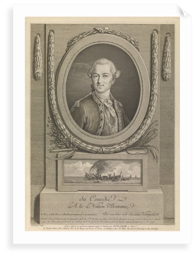 Charles Louis, Vicomte du Couedic, captain of the 'Surveillante' by Vangelisti
