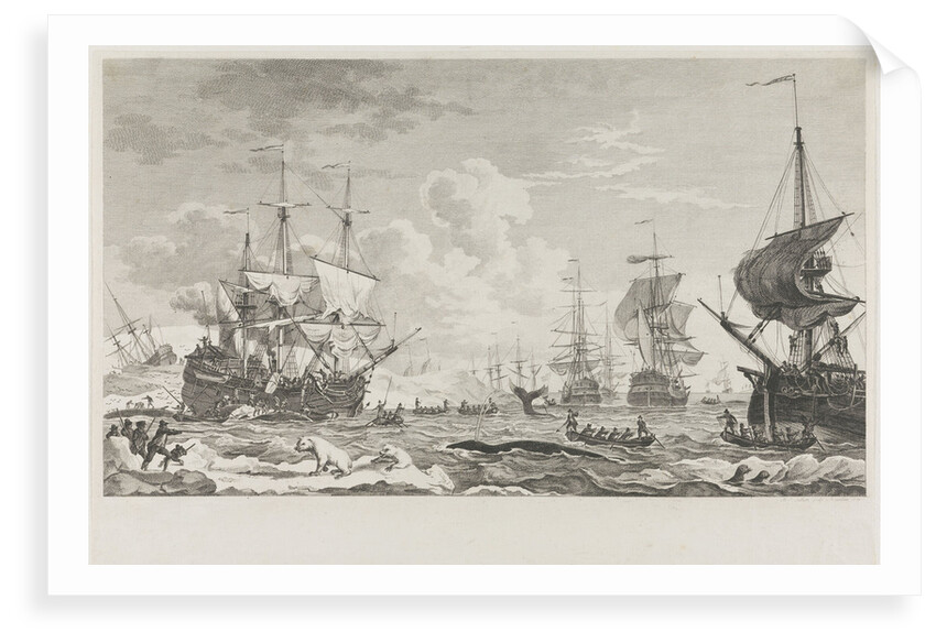 Whale fishing (2nd version) by Hendrik Kobell