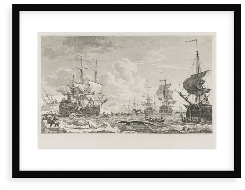Whale fishing (2nd version) by Hendrik Kobell