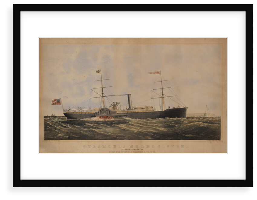 Steamship 'Morrocastle', R Adams Commander built for Spofford Tileston & Co by Endicott & Co