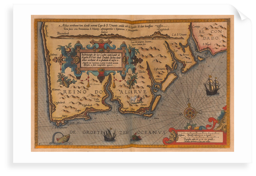 Speculum nauticum super navigatione maris occidentalis confectu, continens omnes oras maritimas Galliae, Hispaniae, and praecipuarum partium Angliae by Lucas Janz Waghenaer