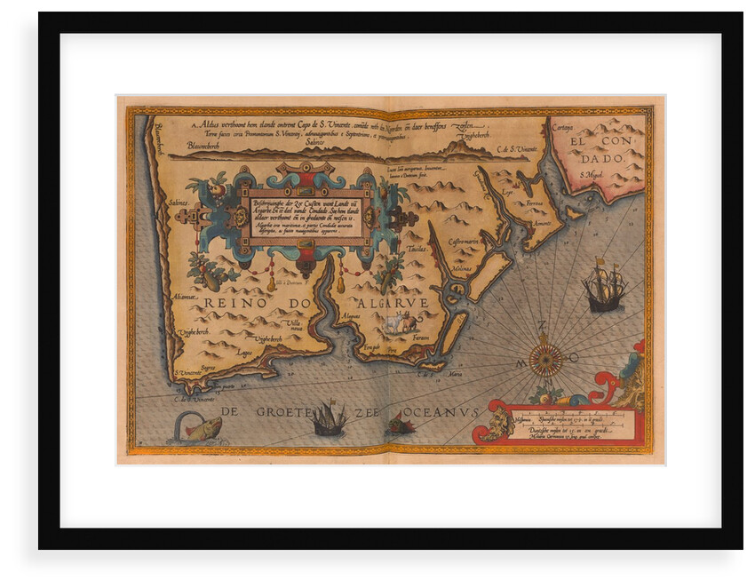 Speculum nauticum super navigatione maris occidentalis confectu, continens omnes oras maritimas Galliae, Hispaniae, and praecipuarum partium Angliae by Lucas Janz Waghenaer