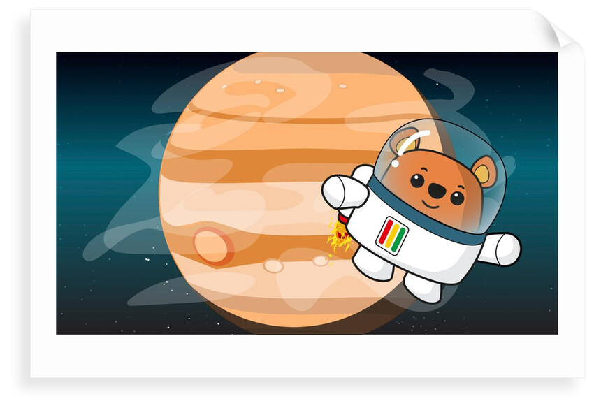 Space Ted and Jupiter by Anonymous
