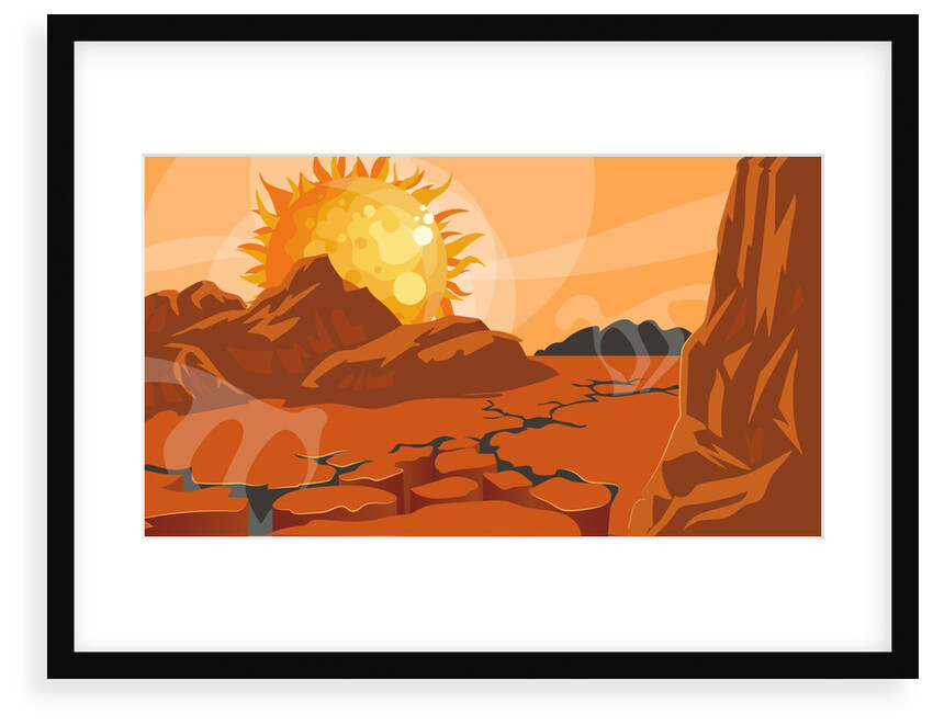 Mercury and the Sun by Anonymous