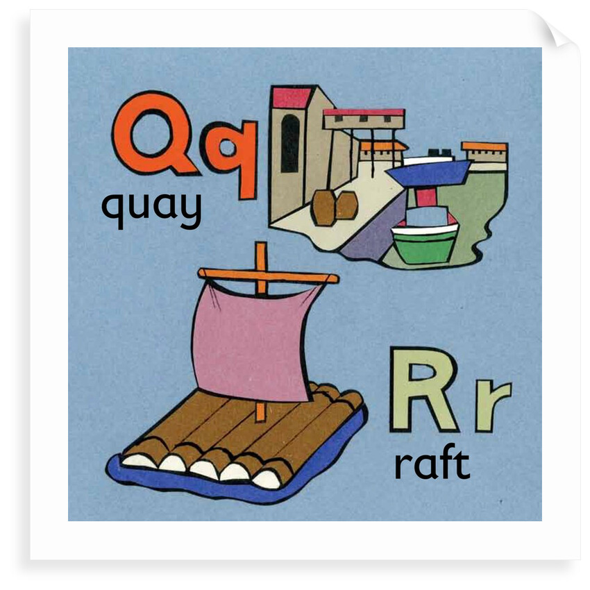 Quay and raft children graphic by Anonymous