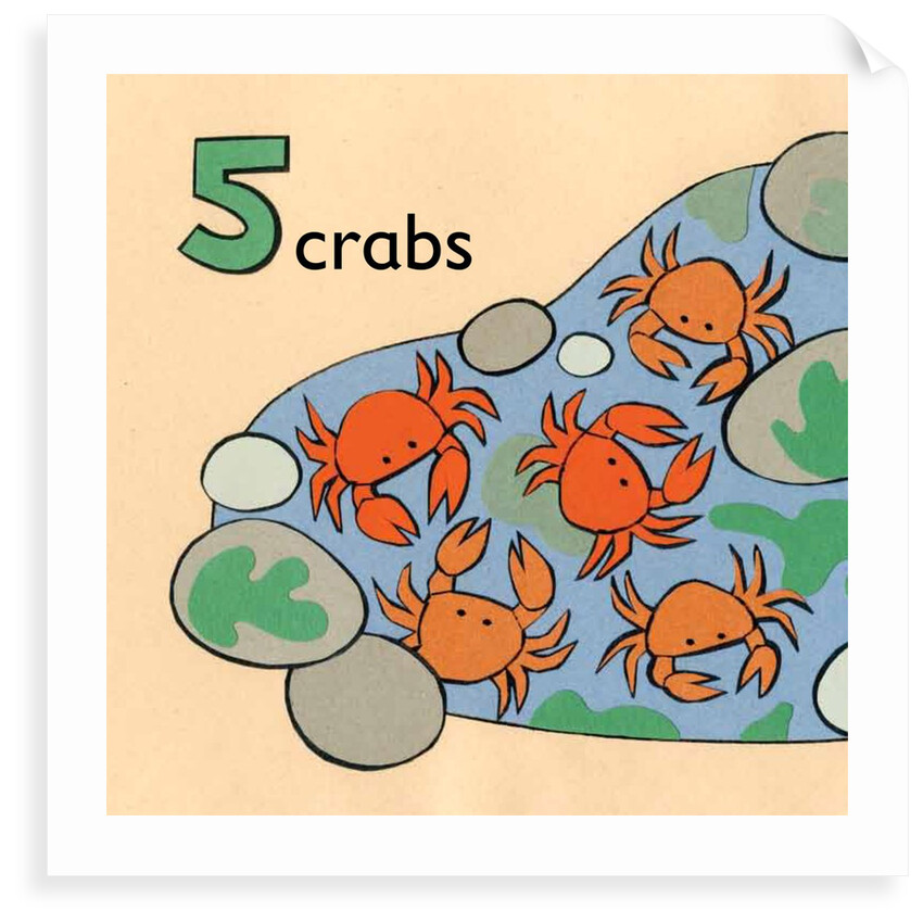 5 crabs children graphic by Anonymous