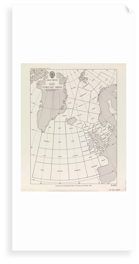 Great Britain - Fleet Forecast Areas by Hydrographic Department