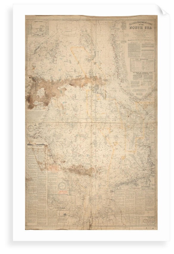 Close's fishermen's chart of the North Sea. by Albert Close