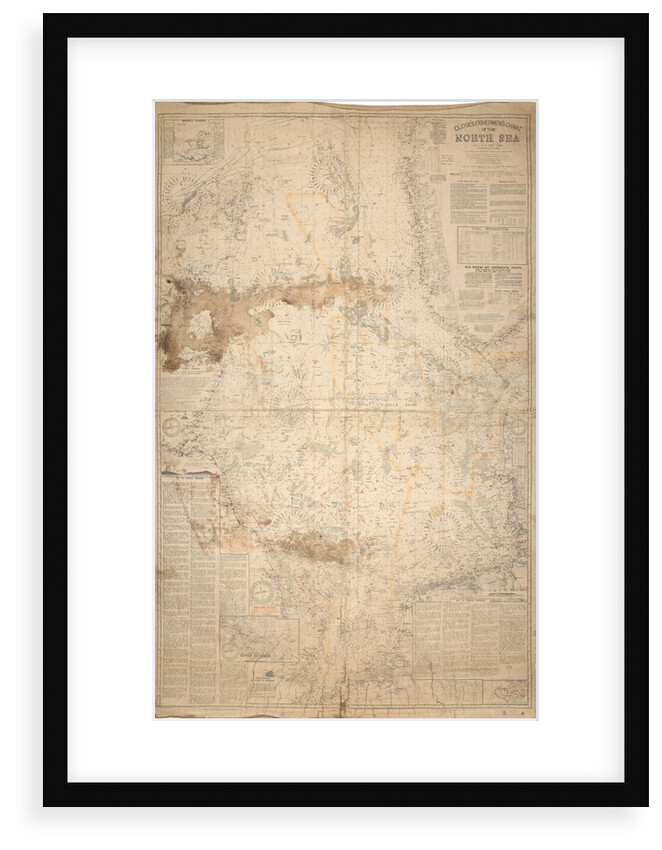 Close's fishermen's chart of the North Sea. by Albert Close