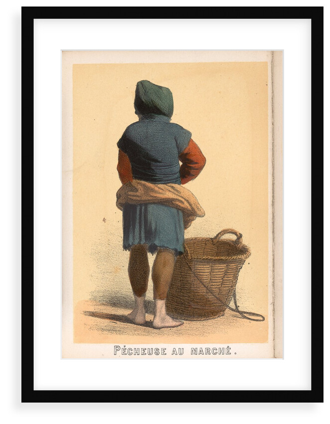 Souvenirs de Boulogne Sur Mer Book - Pecheuse au Marche by Unknown