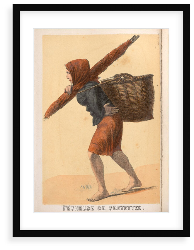 Souvenirs de Boulogne Sur Mer Book - Peucheuse de Crevette by Unknown