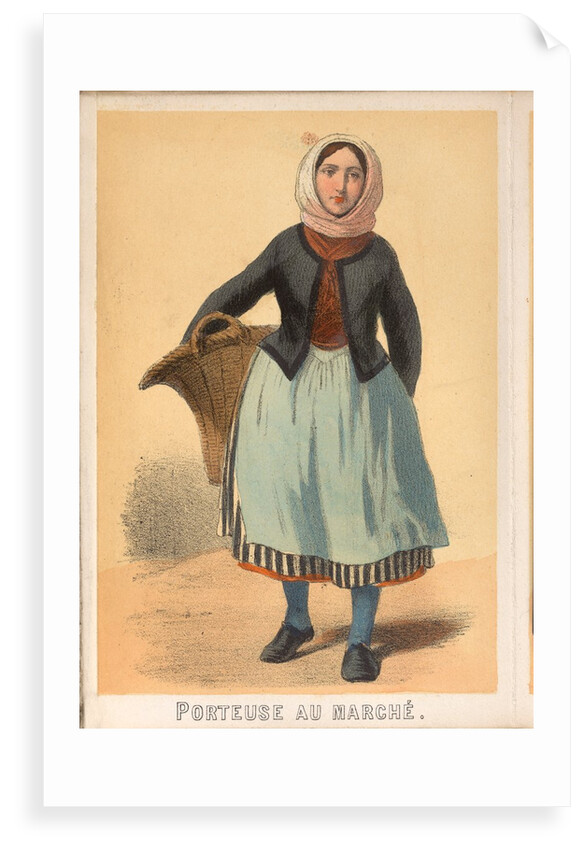 Souvenirs de Boulogne Sur Mer Book - Porteuse au marche by Unknown
