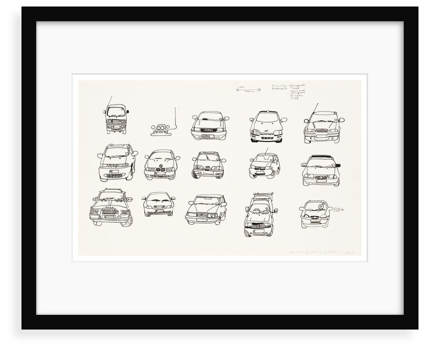 Car Sketch, 1997 by 