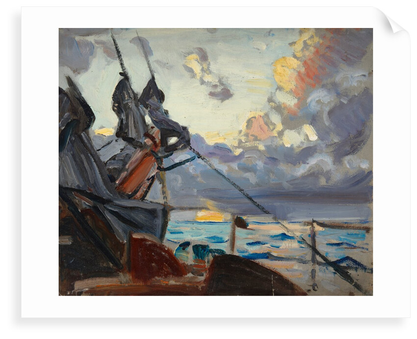 A deck scene by John Everett