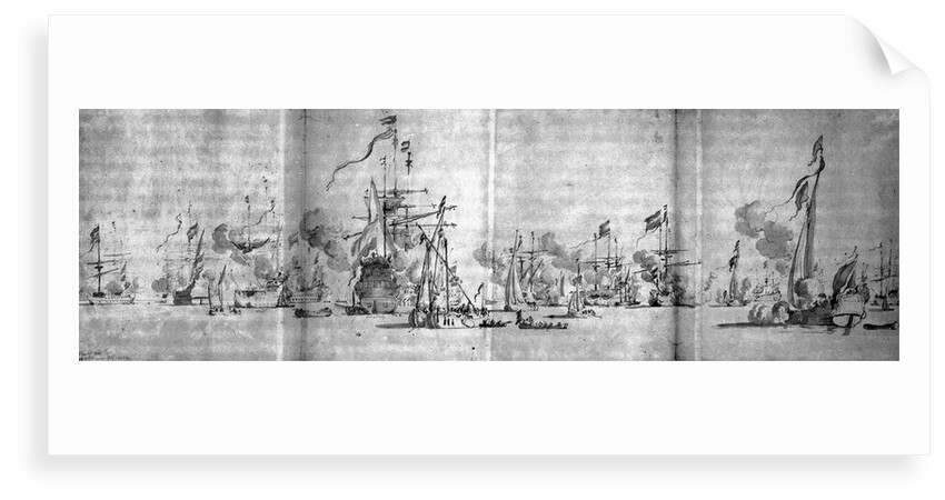 Unidentified shipping scene by Unknown