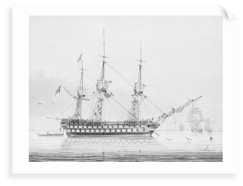 HMS 'Donegal' by George Pechell Mends