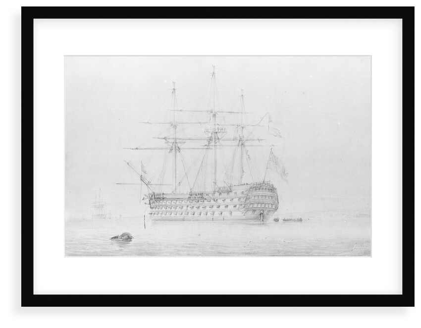 HMS 'Britannia' by John Cantiloe Joy