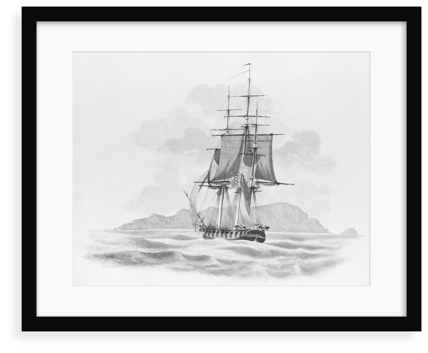 'The Rover' (?) stern on, at sea by unknown