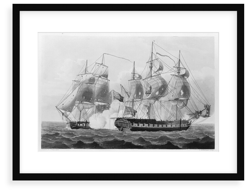 Capture of the 'Liguria', 7 August 1798 by Thomas Whitcombe